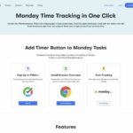time tracking monday com Tmetrics monday.com integration